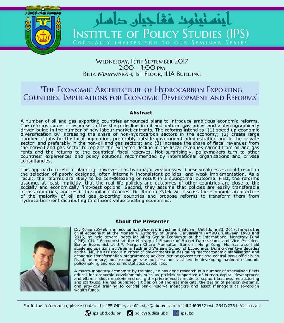 The Economic Architecture of Hydrocarbon Exporting Countries: Implications for Economic Development and Reforms