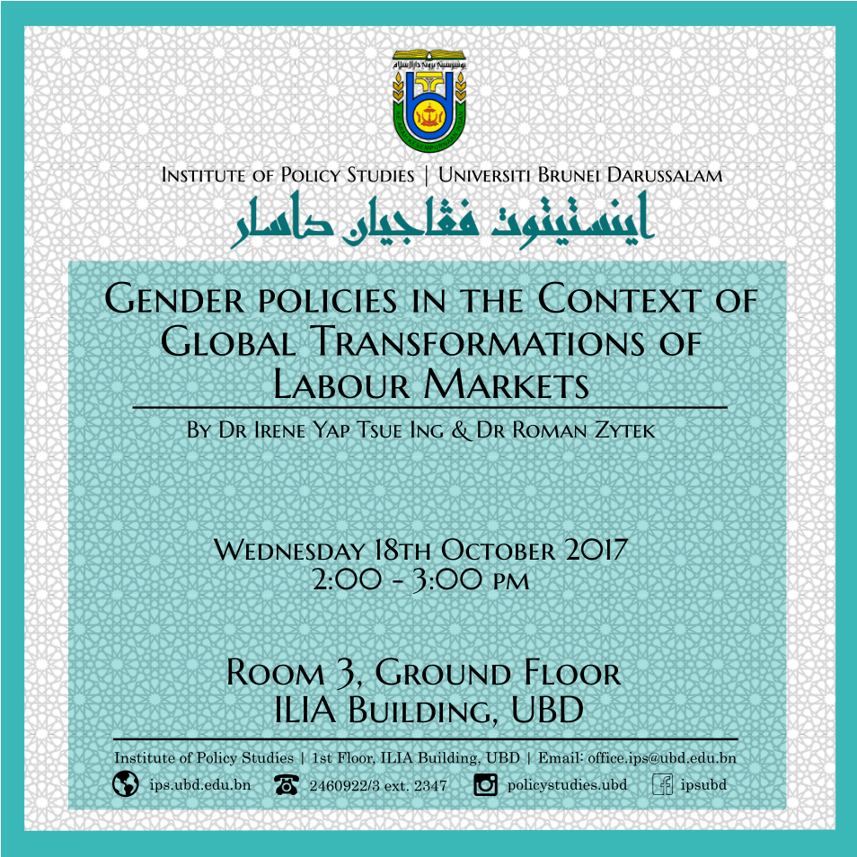 Gender policies in the Context of Global Transformations of Labour Markets